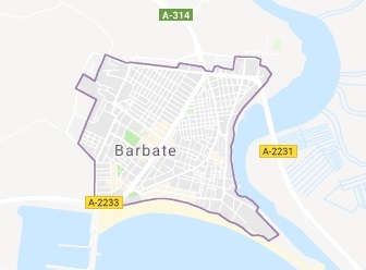 Mapa de Barbate